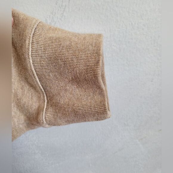 Lauren Ralph Lauren Zip Sweatshirt Size PM Tan/ Brown/Beige - Picture 10 of 14